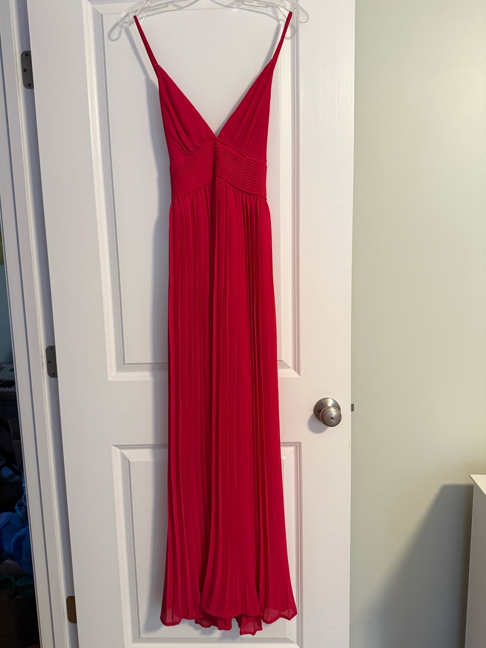 Elegant Sleeveless Red Maxi Dress